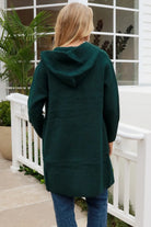 CHARLOTTE THE LABEL | WEEKEND HOODIE KNIT JACKET EMERALD | Bohemian Love Runway