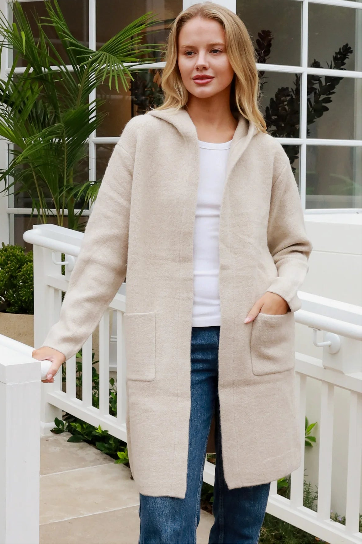 CHARLOTTE THE LABEL | WEEKEND HOODIE KNIT JACKET | Bohemian Love Runway