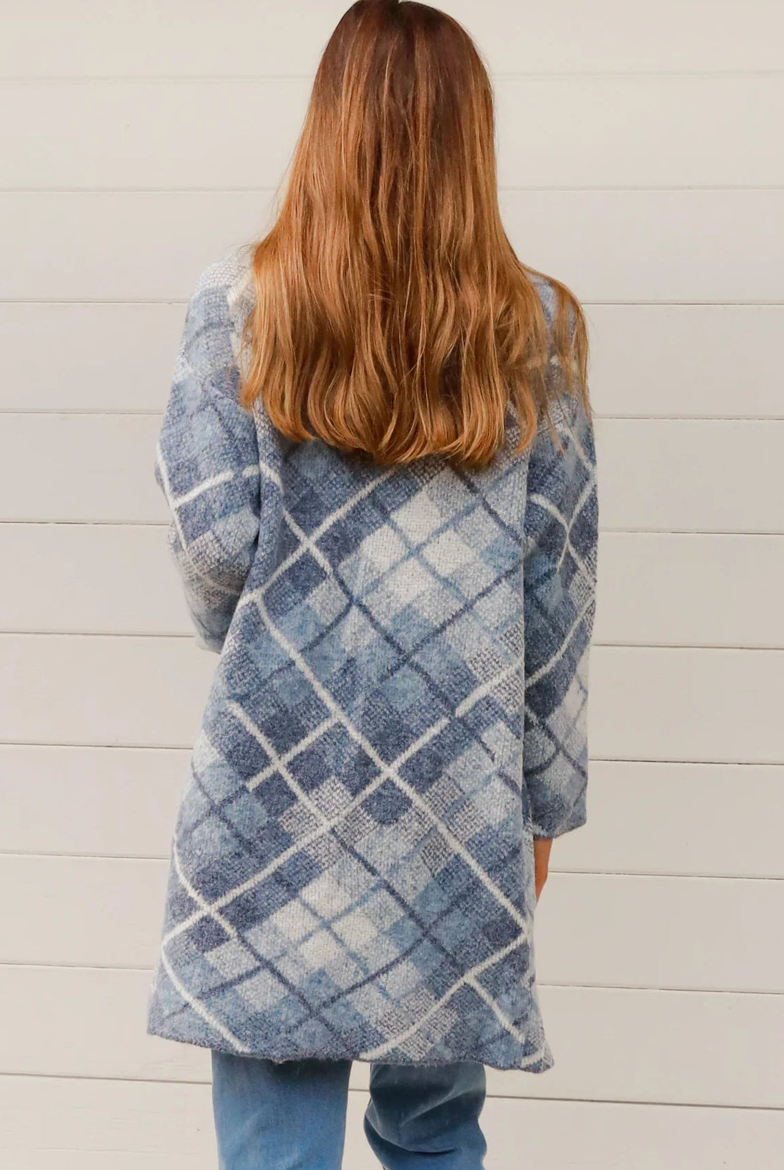 CHARLOTTE THE LABEL | DIONE KNIT JACKET BLUE | Bohemian Love Runway