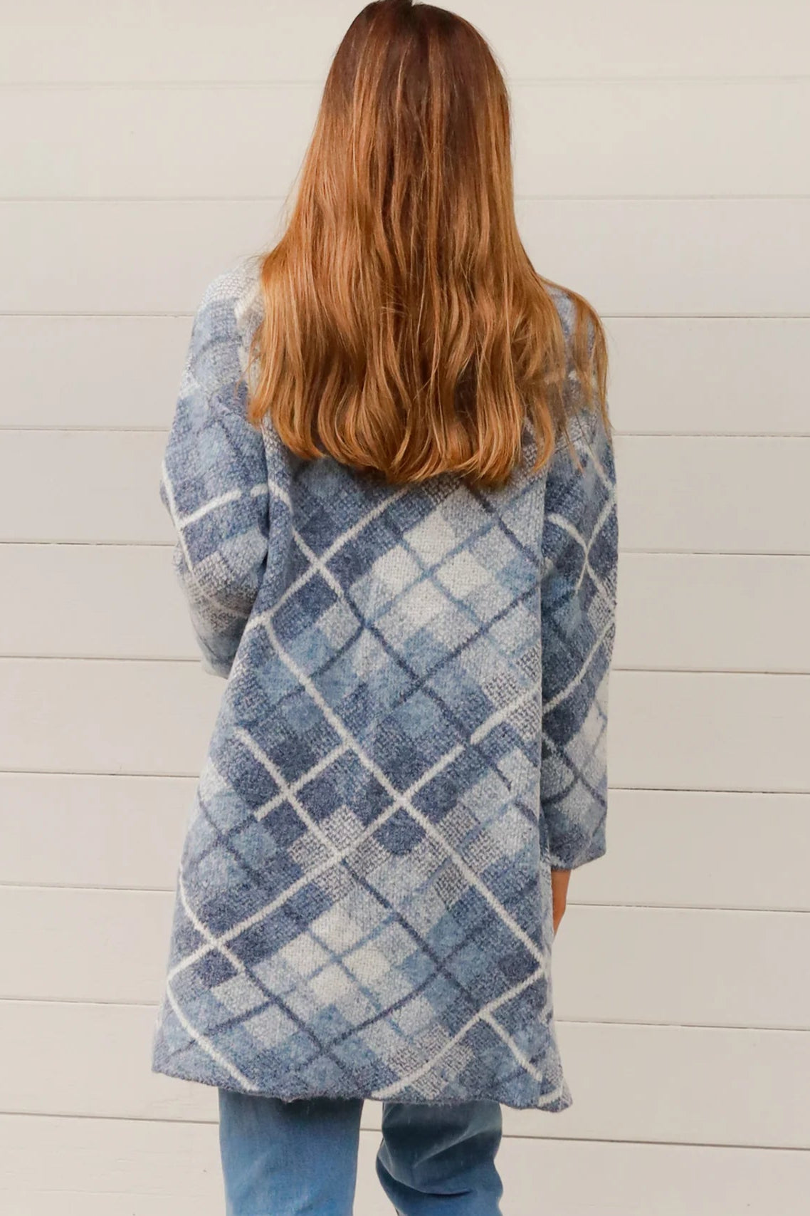 CHARLOTTE THE LABEL | DIONE KNIT JACKET BLUE | Bohemian Love Runway