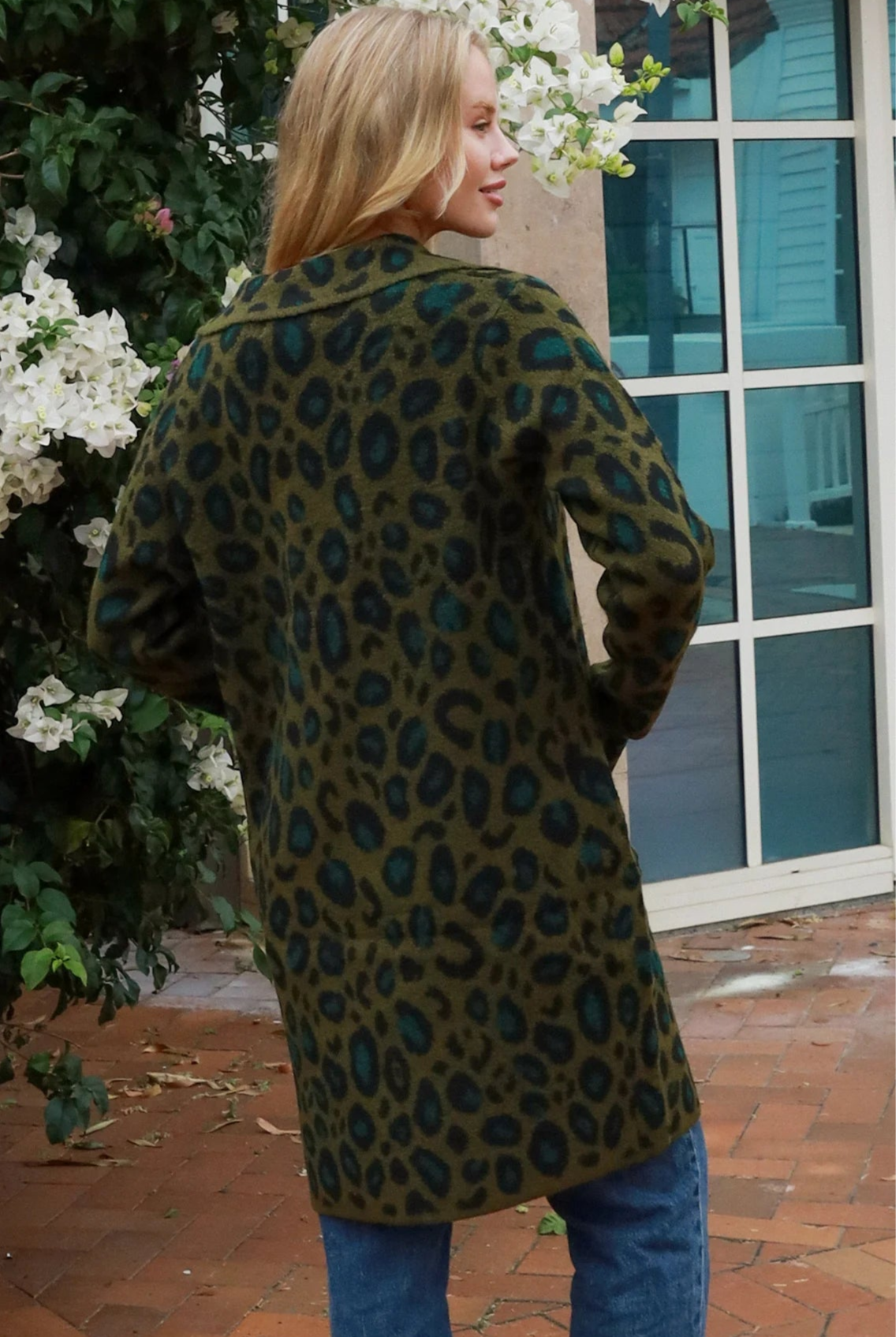 CHARLOTTE THE LABEL | SABA ANIMAL PRINT LONGLINE POCKET CARDIGAN JACKET | Bohemian Love Runway