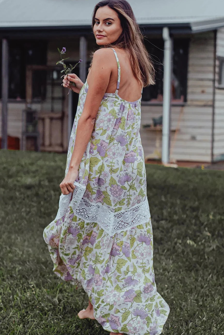 LOVE ST | DRIFT AWAY DRESS VIOLET | Bohemian Love Runway