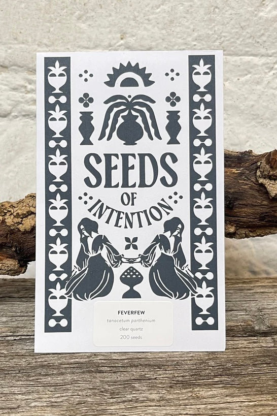 SALT AND RAINBOWS | SEEDS OF INTENTION FEVERFEW | Bohemian Love Runway