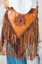 SHOE SHU | HARMONY FRINGE BAG VINTAGE TAN | Bohemian Love Runway