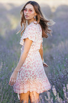 HOUSE OF SKYE | FLORENCE WRAP MINI DRESS ROSETTE | Bohemian Love Runway