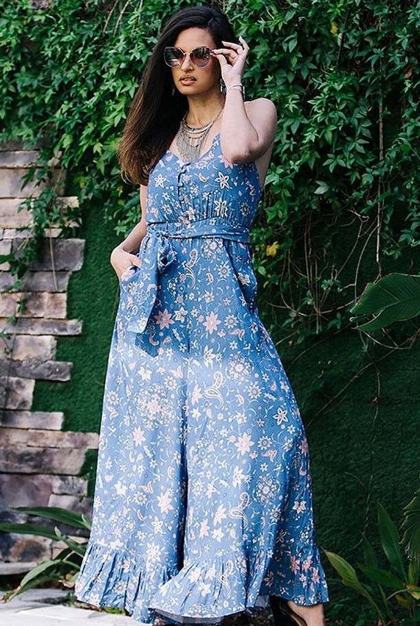 HOUSE OF SKYE | JOURNEY JUMPSUIT MOONFLOWER | Bohemian Love Runway