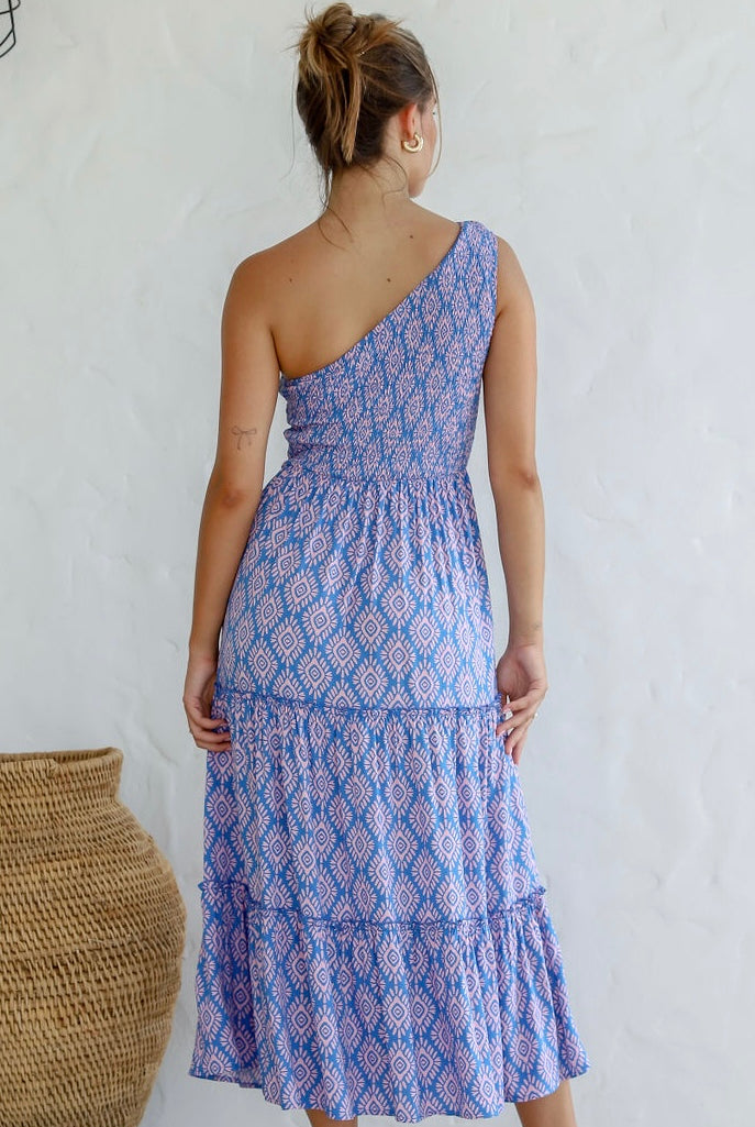 SAN JOSE THE LABEL | SALINA ONE SHOULDER DRESS | Bohemian Love Runway