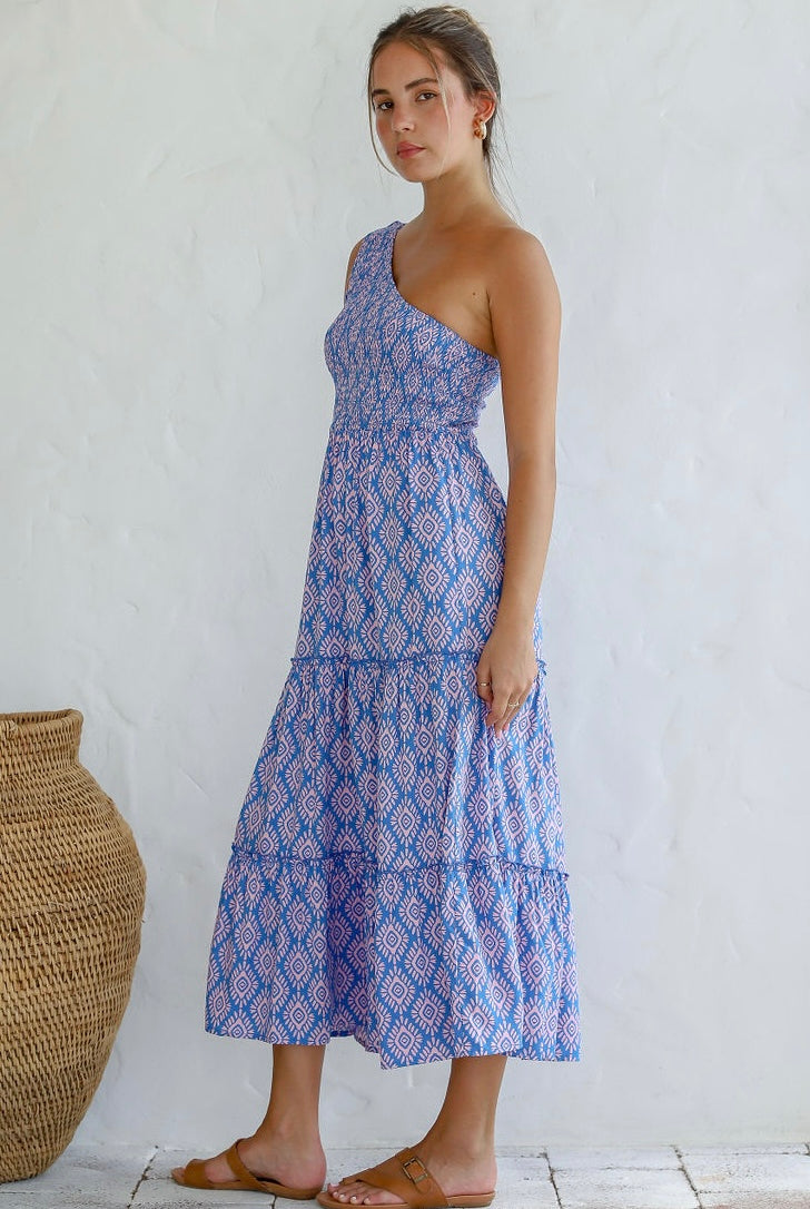 SAN JOSE THE LABEL | SALINA ONE SHOULDER DRESS | Bohemian Love Runway