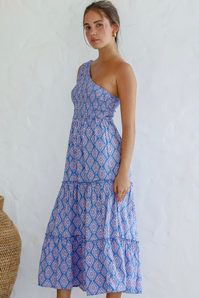 SAN JOSE THE LABEL | SALINA ONE SHOULDER DRESS | Bohemian Love Runway