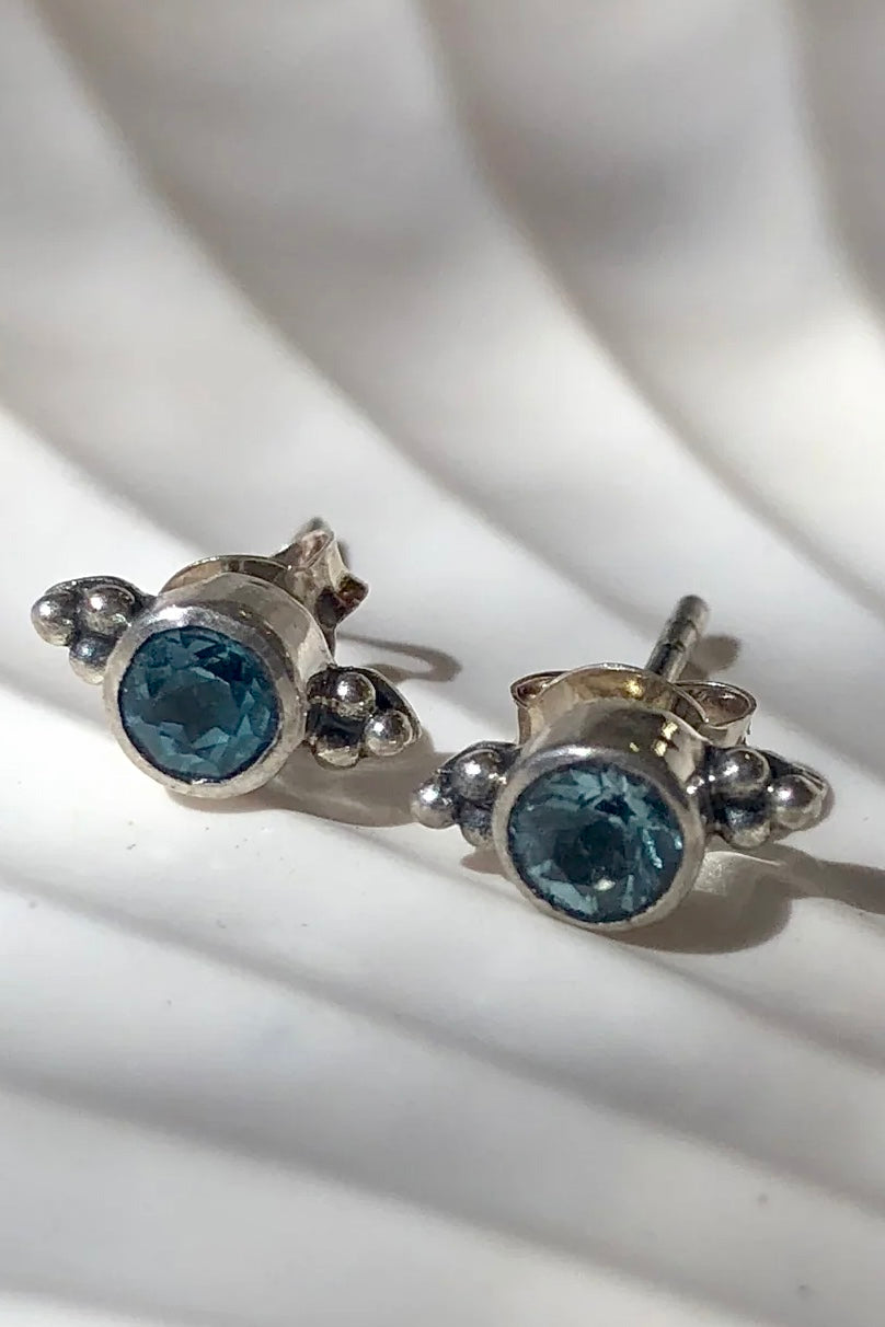 HOBO AND HATCH | LEILA STUDS STERLING SILVER | Bohemian Love Runway