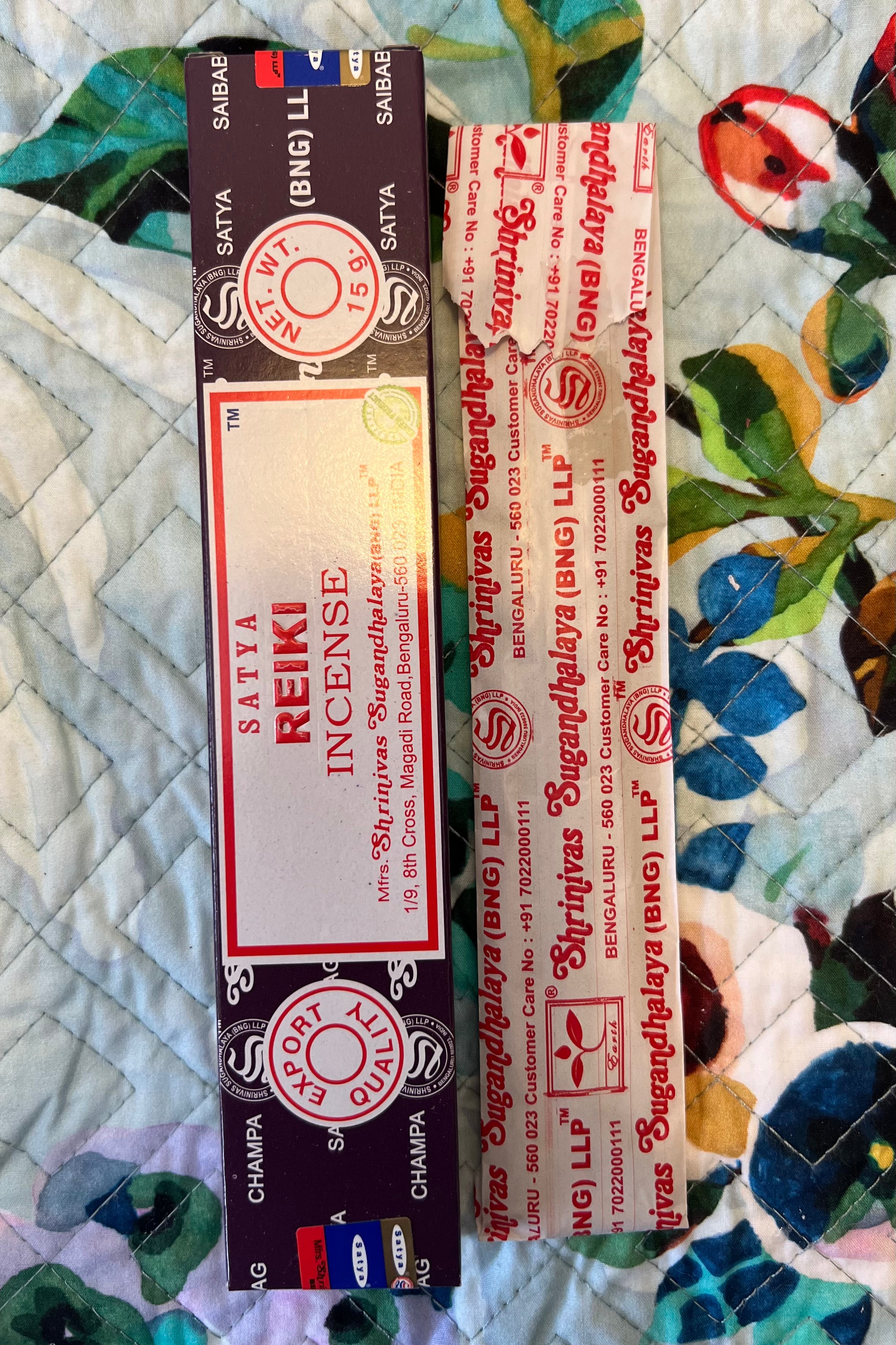 SATYA | REIKI INCENSE x 3 | Bohemian Love Runway