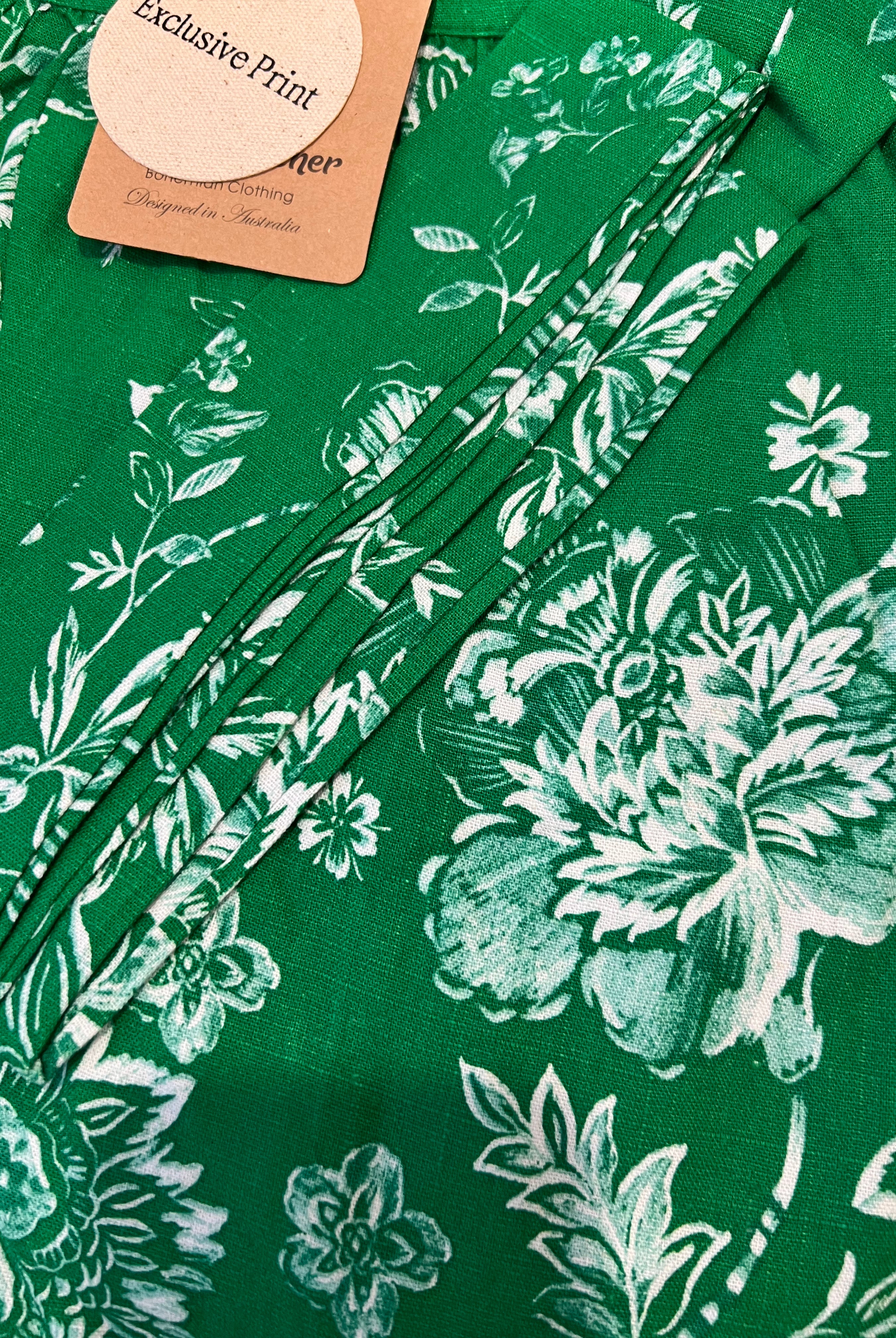 DREAMCATCHER | GRETA ASYMMETRICAL MAXI DRESS LINEN/RAYON | Bohemian Love Runway