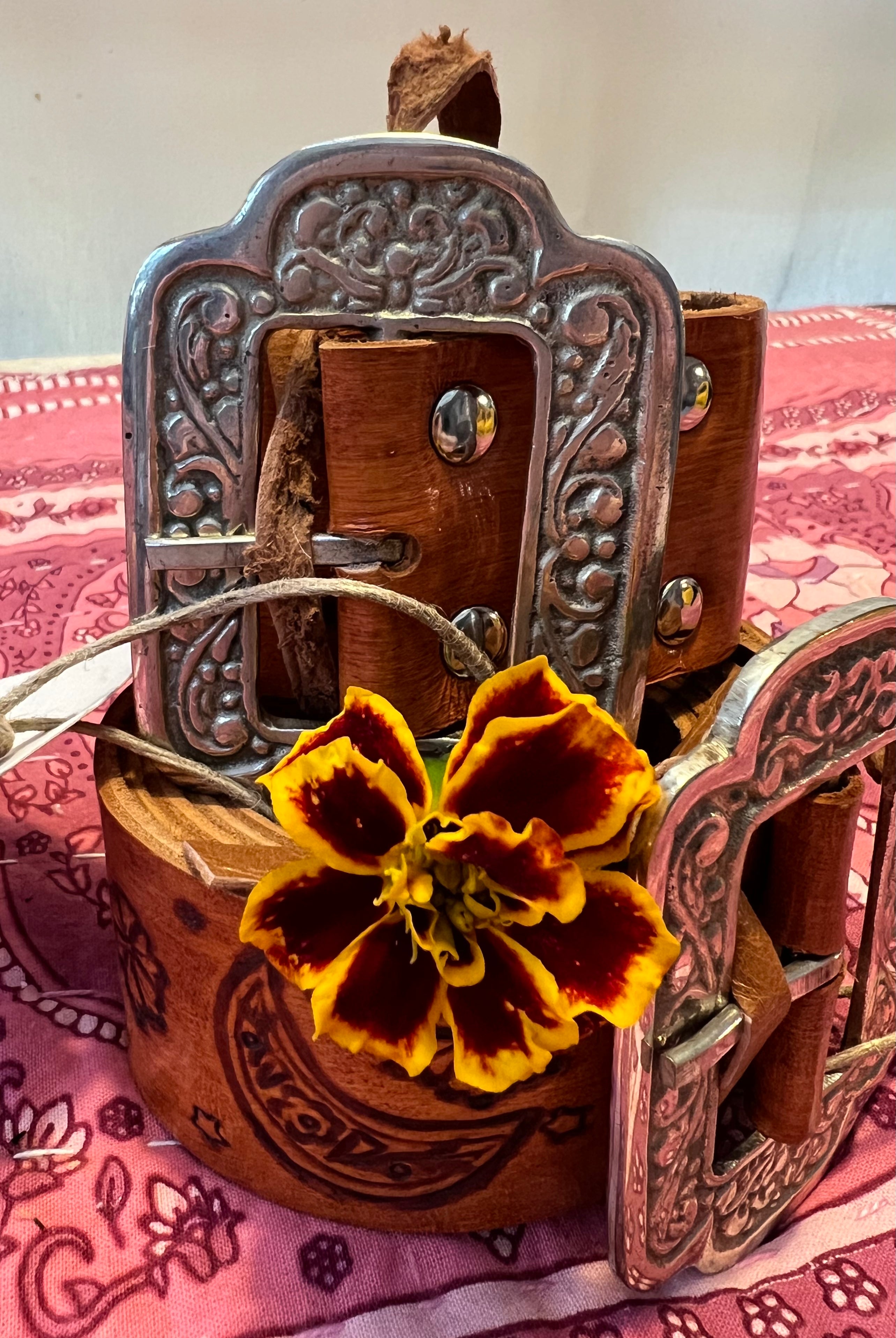 HOUSE OF SKYE | STARDUST LEATHER BELT TAN | Bohemian Love Runway