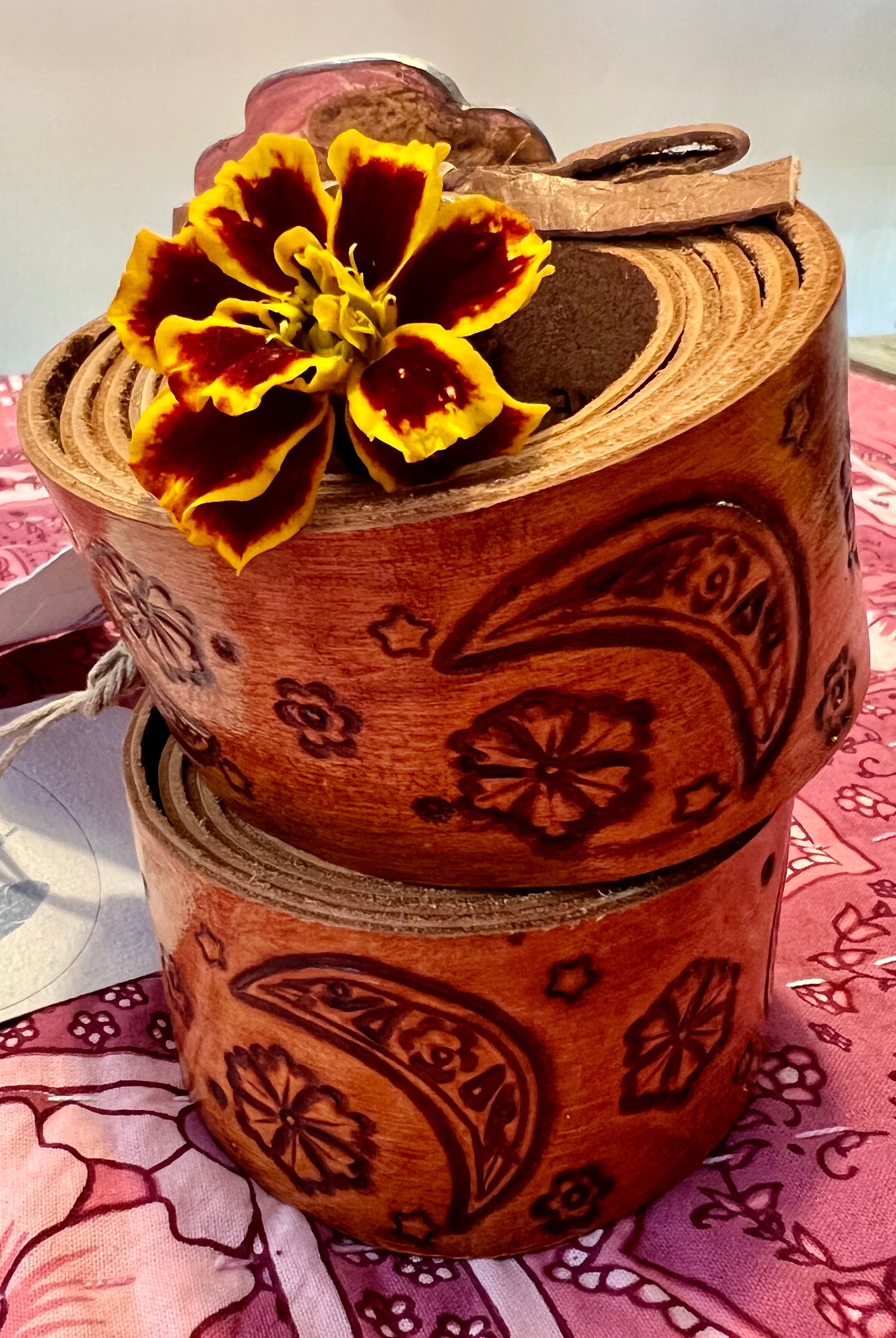 HOUSE OF SKYE | STARDUST LEATHER BELT TAN | Bohemian Love Runway