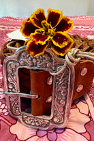 HOUSE OF SKYE | HENDRIX WOVEN LEATHER BELT TAN | Bohemian Love Runway