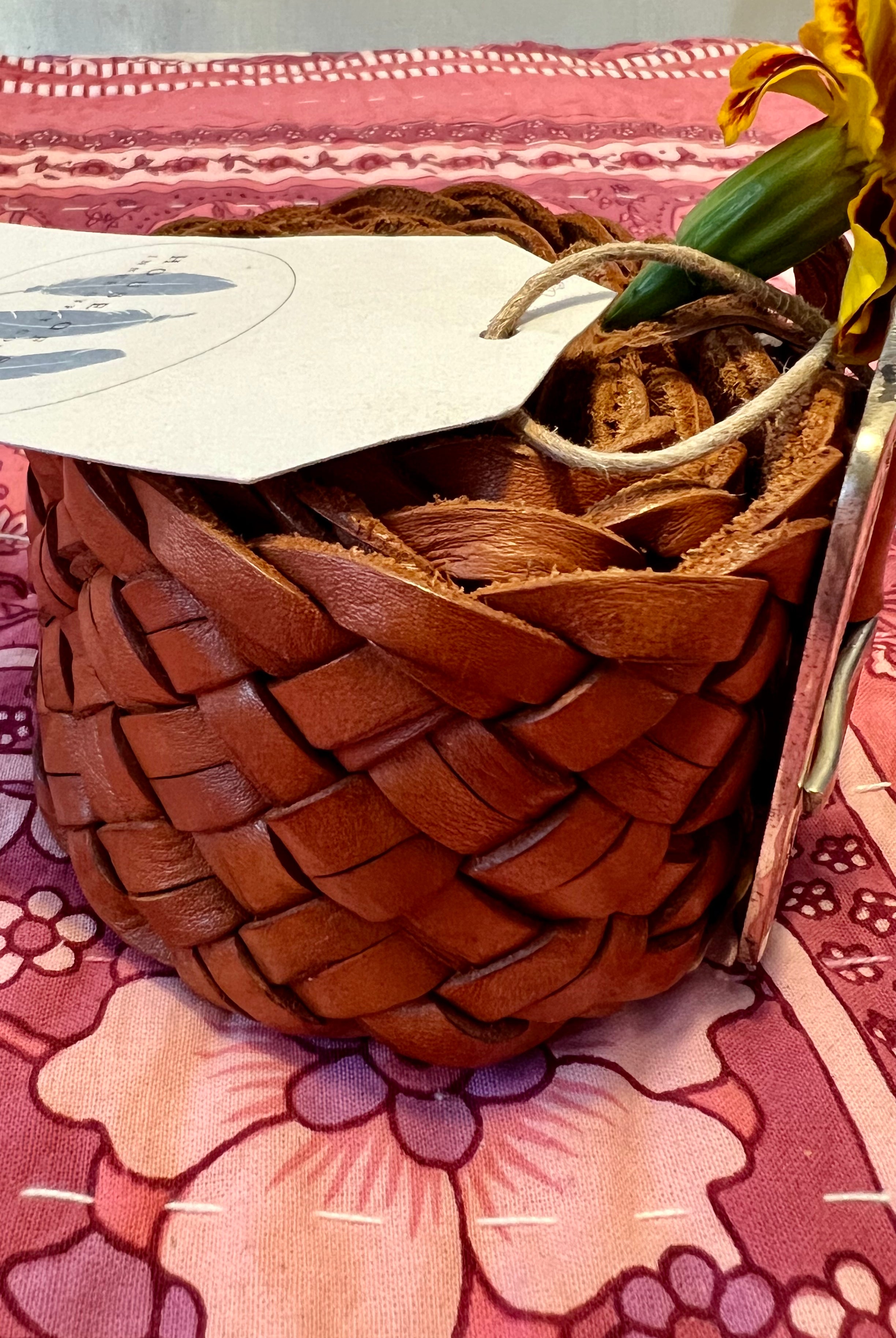 HOUSE OF SKYE | HENDRIX WOVEN LEATHER BELT TAN | Bohemian Love Runway