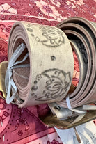 HOUSE OF SKYE | COSMIC LOVE LEATHER BELT VINTAGE WHITE | Bohemian Love Runway