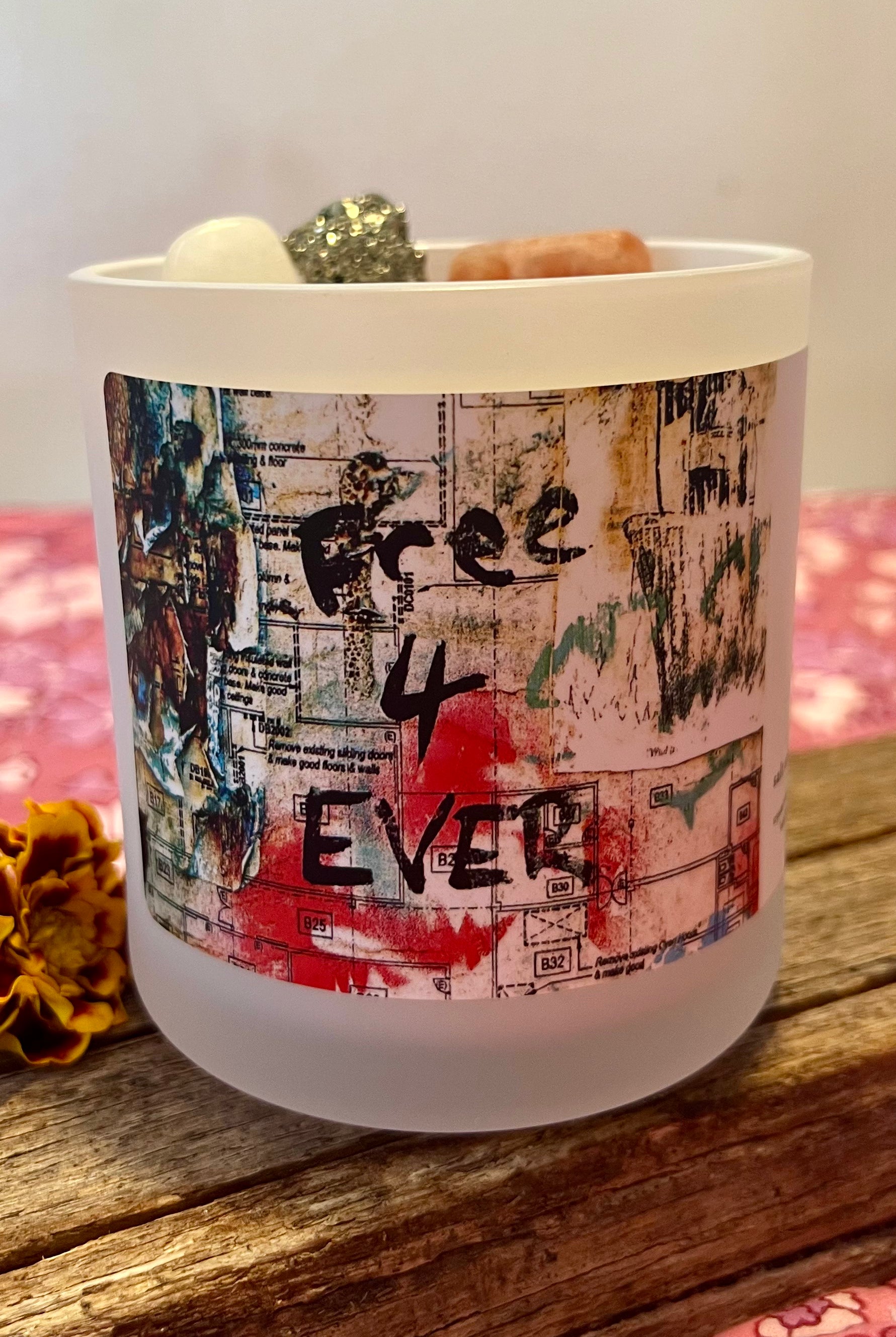 SALT AND RAINBOWS | FREE 4 EVER CRYSTAL CANDLE LIMITED EDITION | Bohemian Love Runway