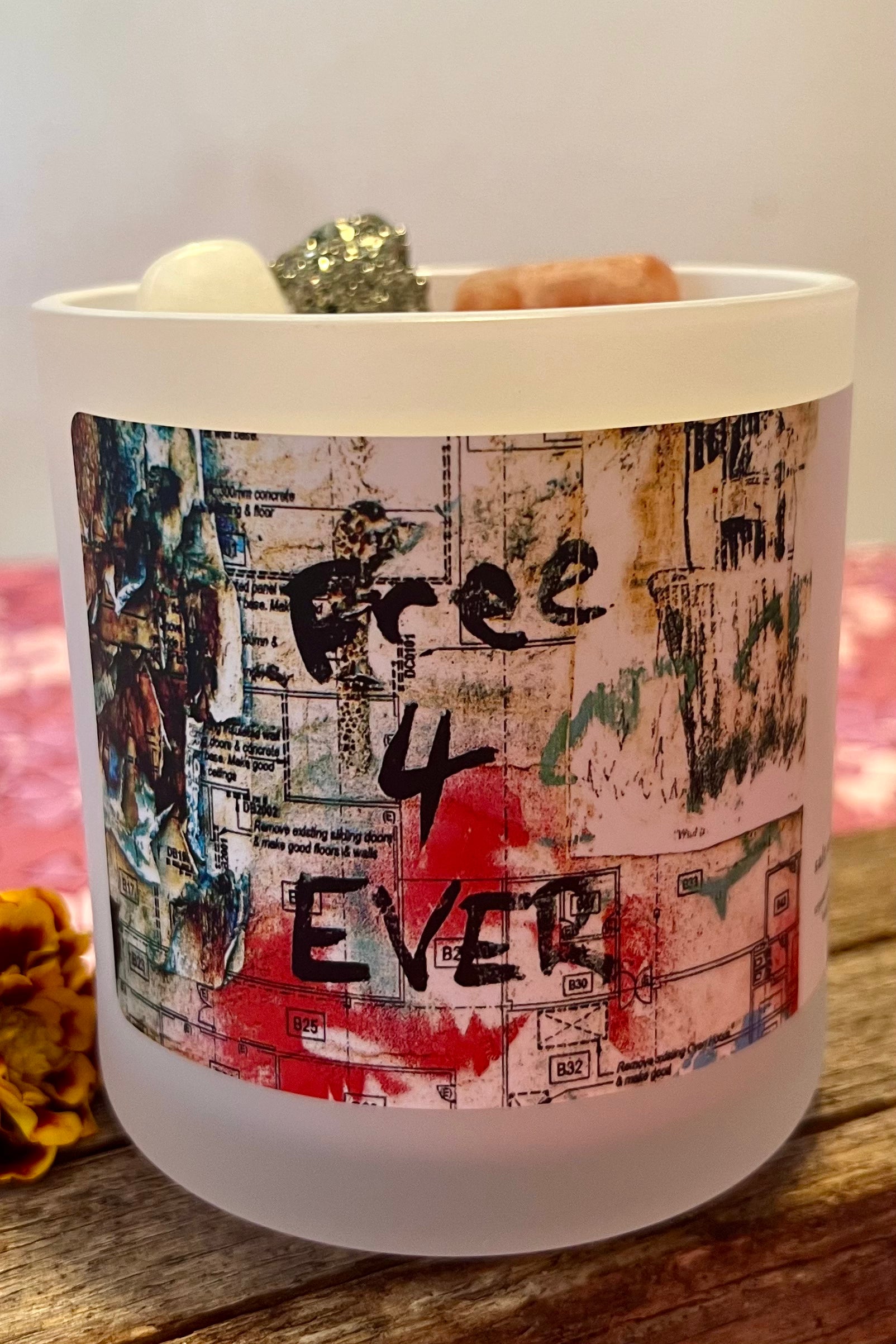 SALT AND RAINBOWS | FREE 4 EVER CRYSTAL CANDLE LIMITED EDITION | Bohemian Love Runway