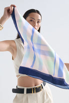 ANGELS WHISPER | WATERCOLOUR CHECKED PRINT BANDANA | Bohemian Love Runway