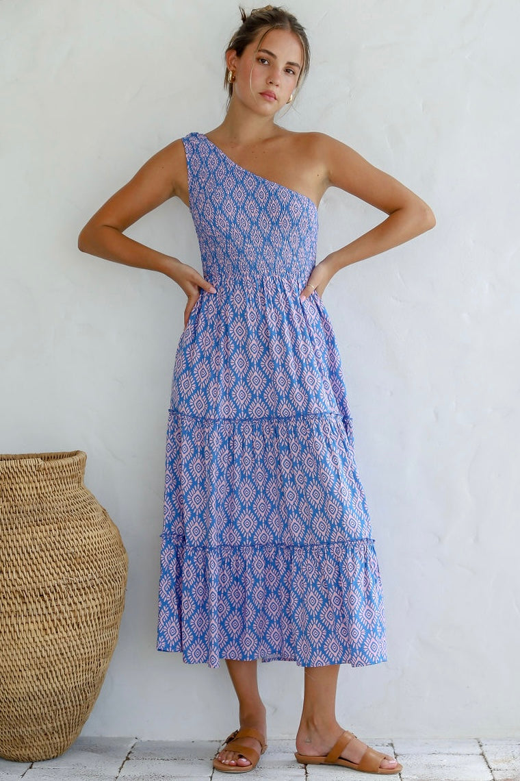 SAN JOSE THE LABEL | SALINA ONE SHOULDER DRESS | Bohemian Love Runway