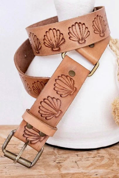 HOBO AND HATCH | KOA LEATHER BELT VINTAGE TAN | Bohemian Love Runway
