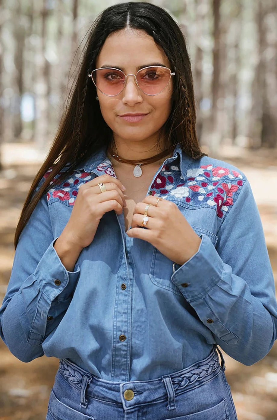 RUBI SKYE | AUTUMN ROSE SHIRT | Bohemian Love Runway