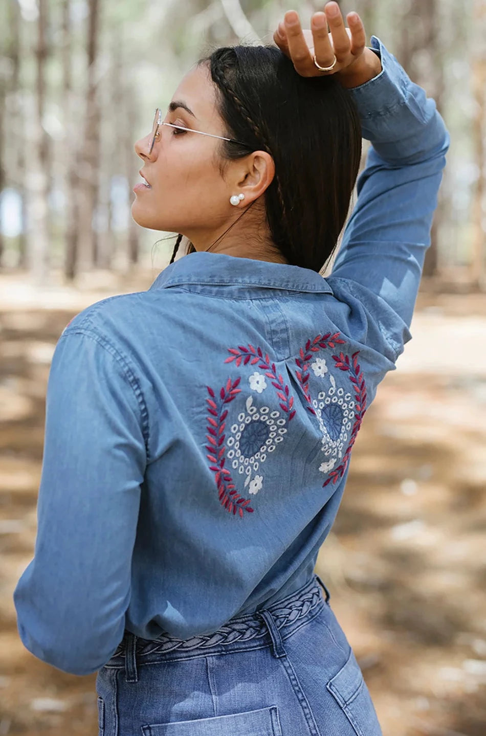 RUBI SKYE | AUTUMN ROSE SHIRT | Bohemian Love Runway