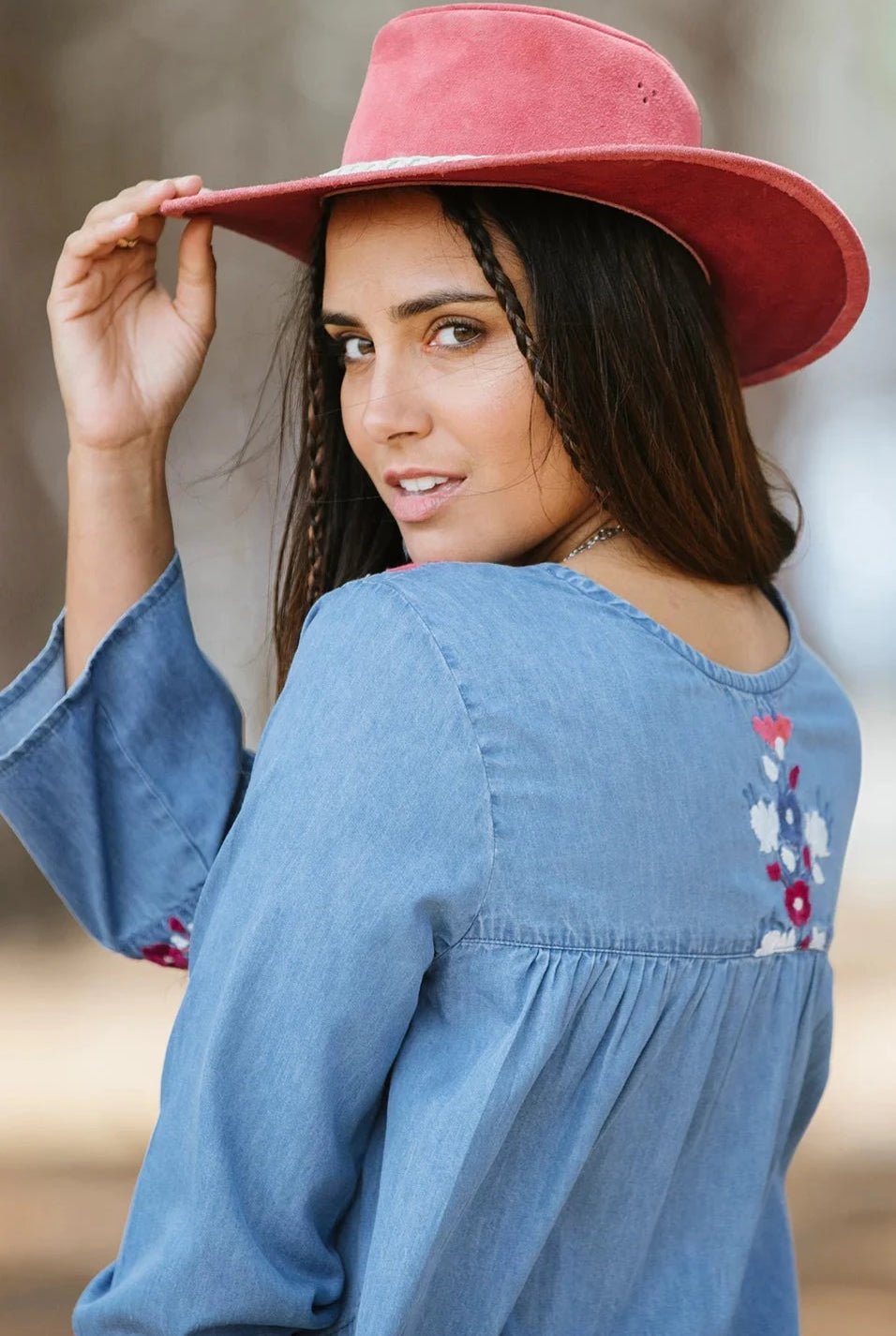 RUBI SKYE | AUTUMN ROSE 70'S DENIM DRESS | Bohemian Love Runway