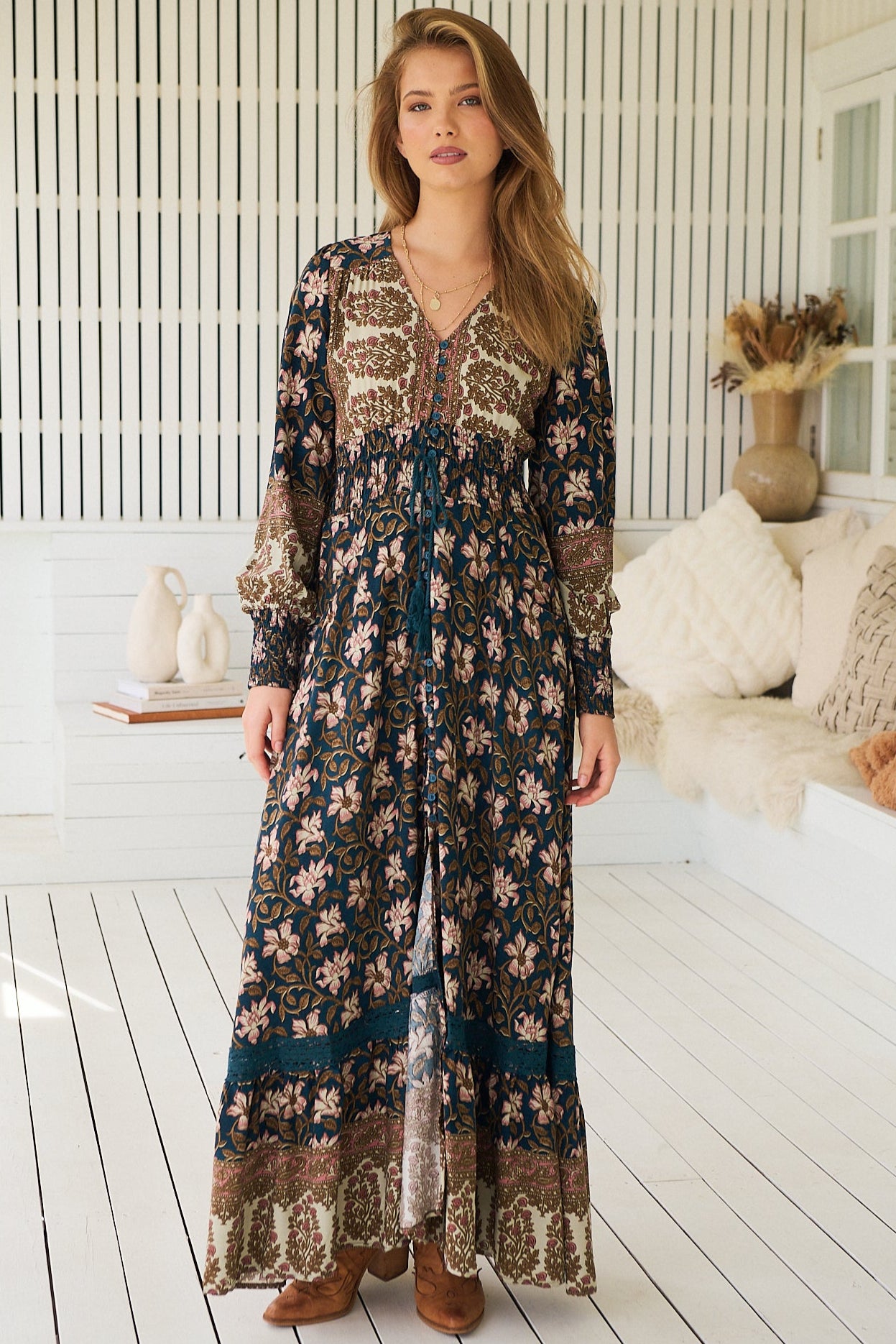 JAASE | NOMADE SABRINA MAXI DRESS | Bohemian Love Runway