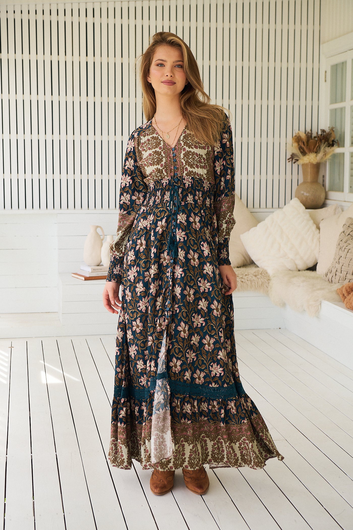 JAASE | NOMADE SABRINA MAXI DRESS | Bohemian Love Runway