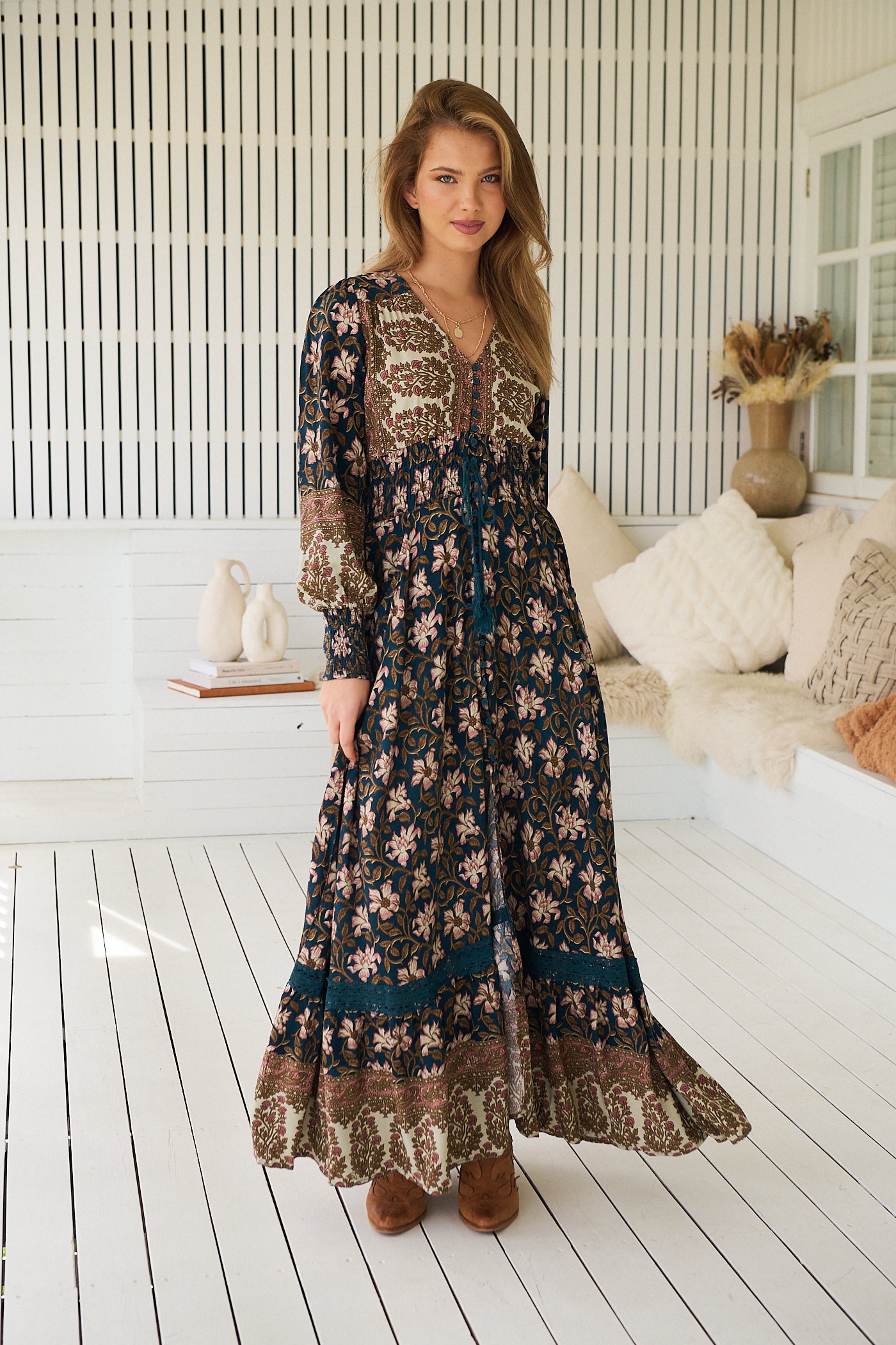 JAASE | NOMADE SABRINA MAXI DRESS | Bohemian Love Runway