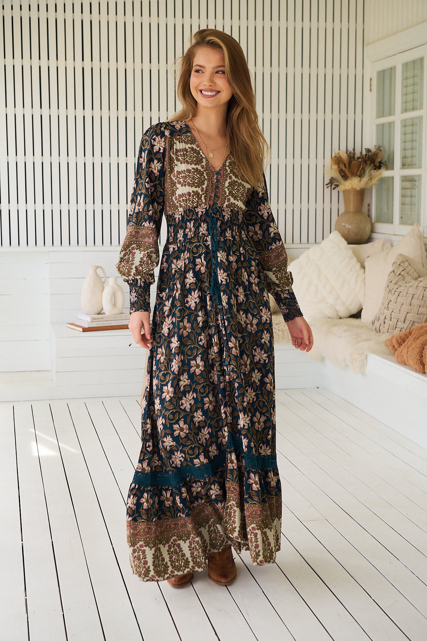 JAASE | NOMADE SABRINA MAXI DRESS | Bohemian Love Runway