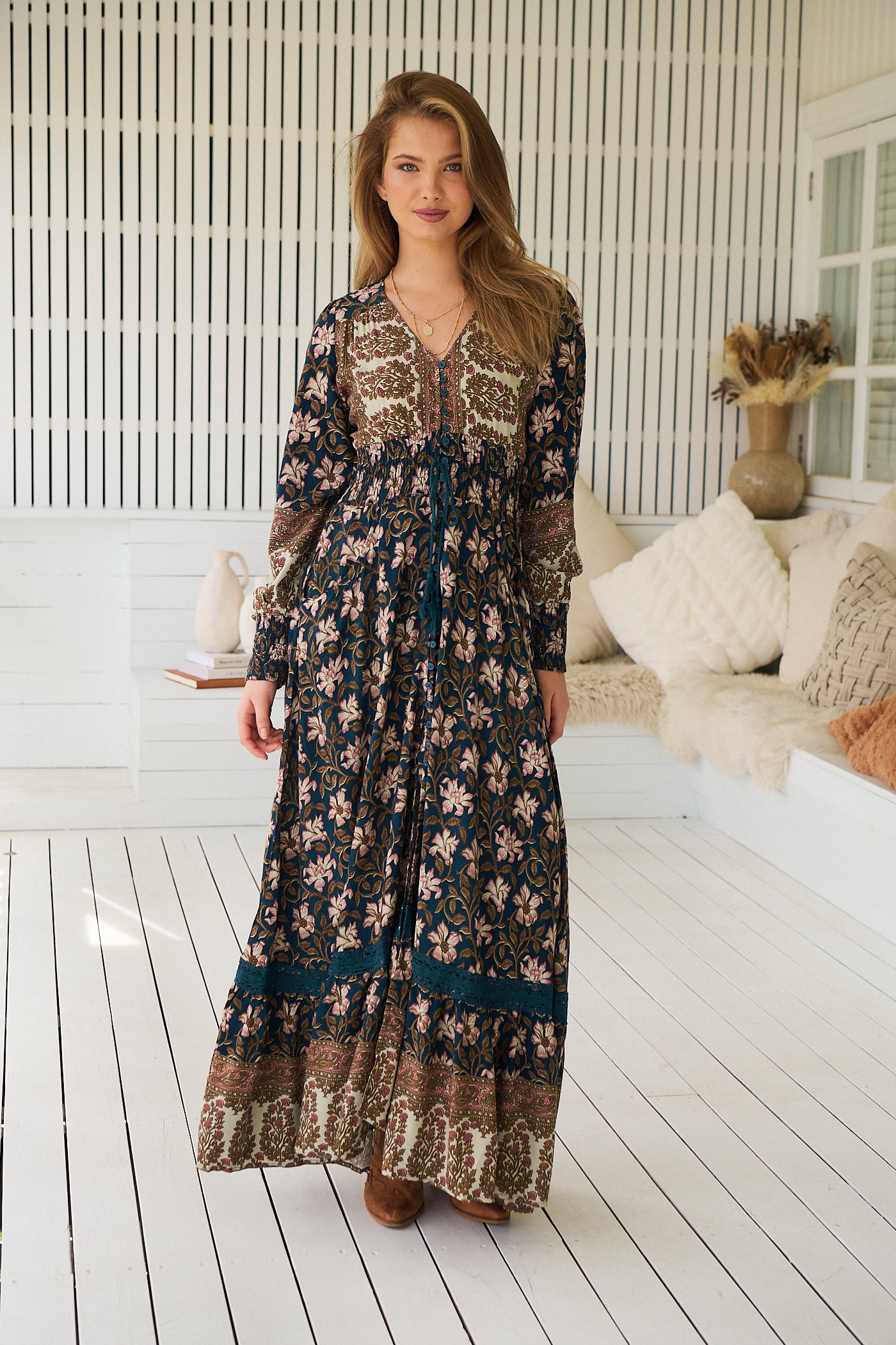 JAASE | NOMADE SABRINA MAXI DRESS | Bohemian Love Runway