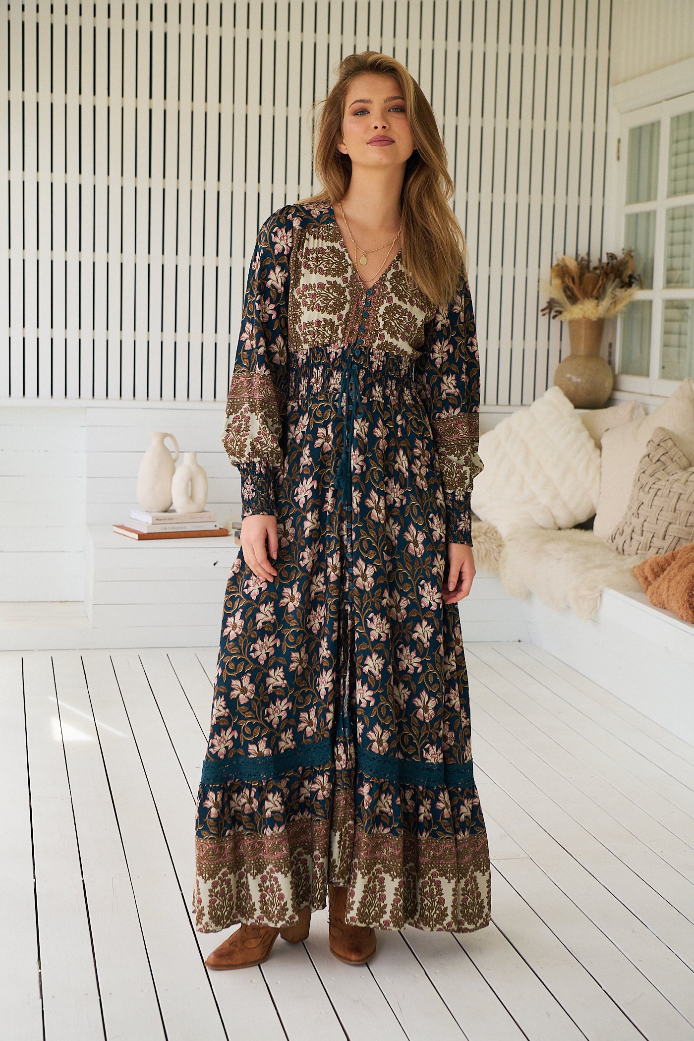 JAASE | NOMADE SABRINA MAXI DRESS | Bohemian Love Runway