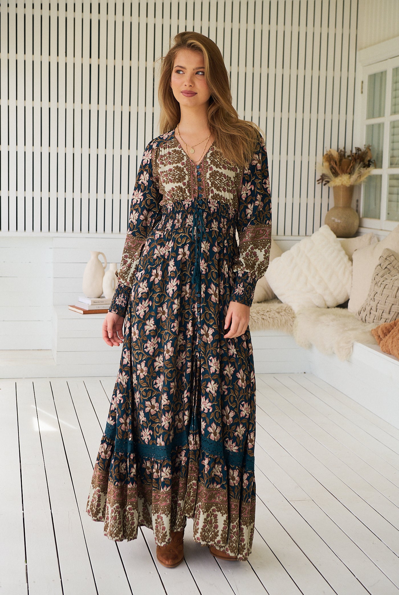 JAASE | NOMADE SABRINA MAXI DRESS | Bohemian Love Runway
