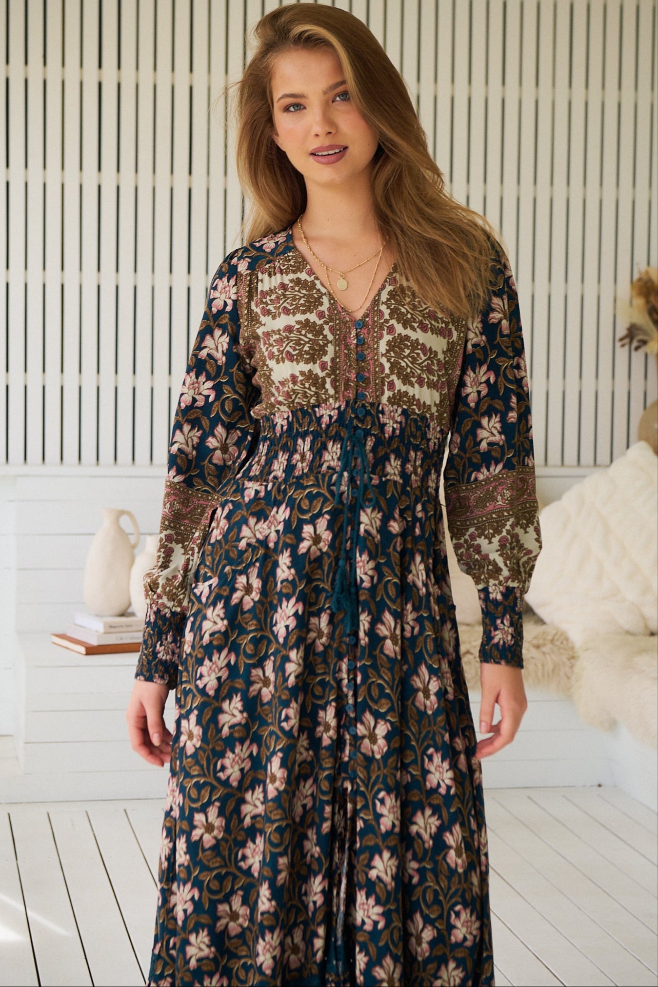JAASE | NOMADE SABRINA MAXI DRESS | Bohemian Love Runway