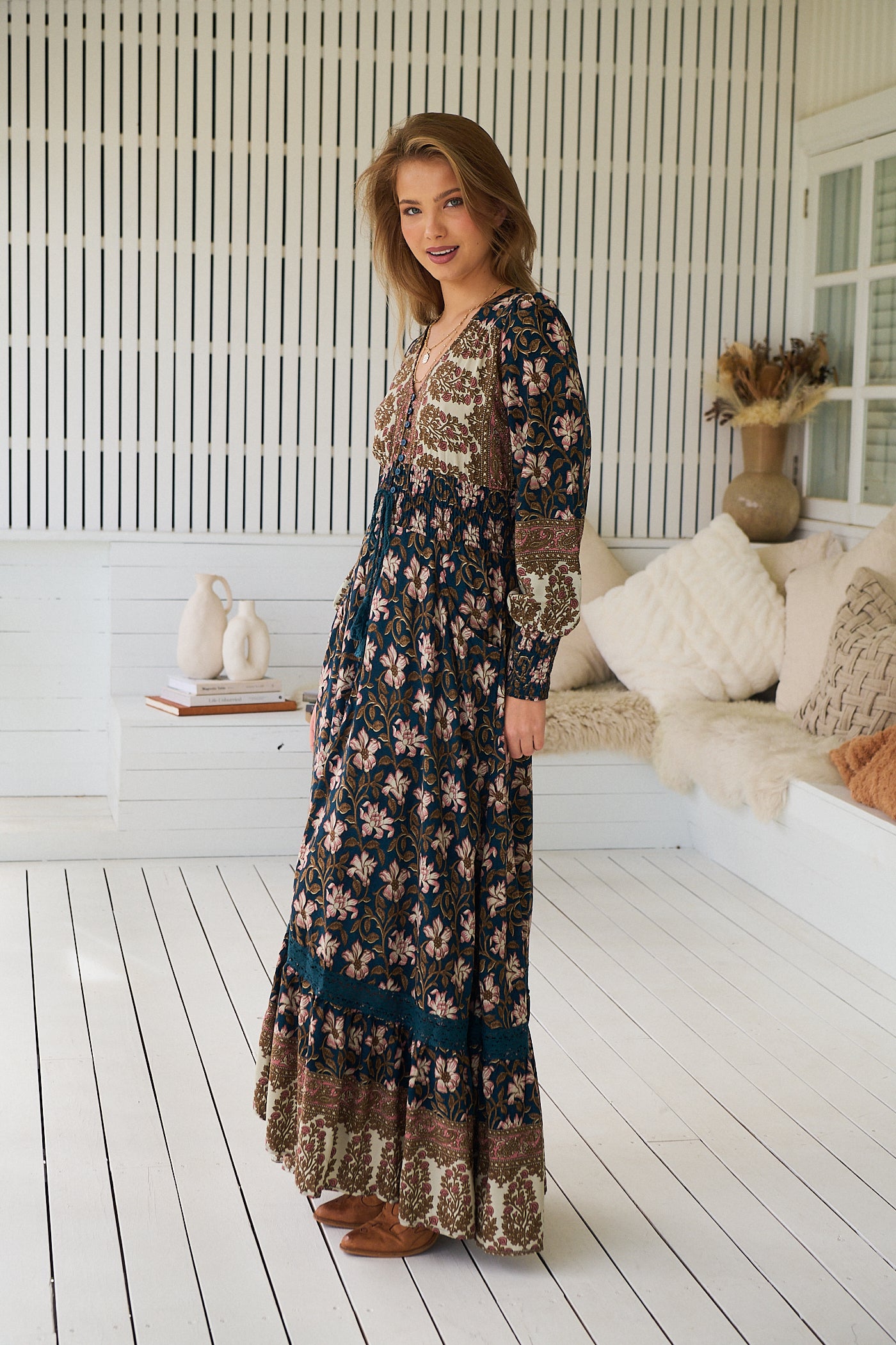 JAASE | NOMADE SABRINA MAXI DRESS | Bohemian Love Runway