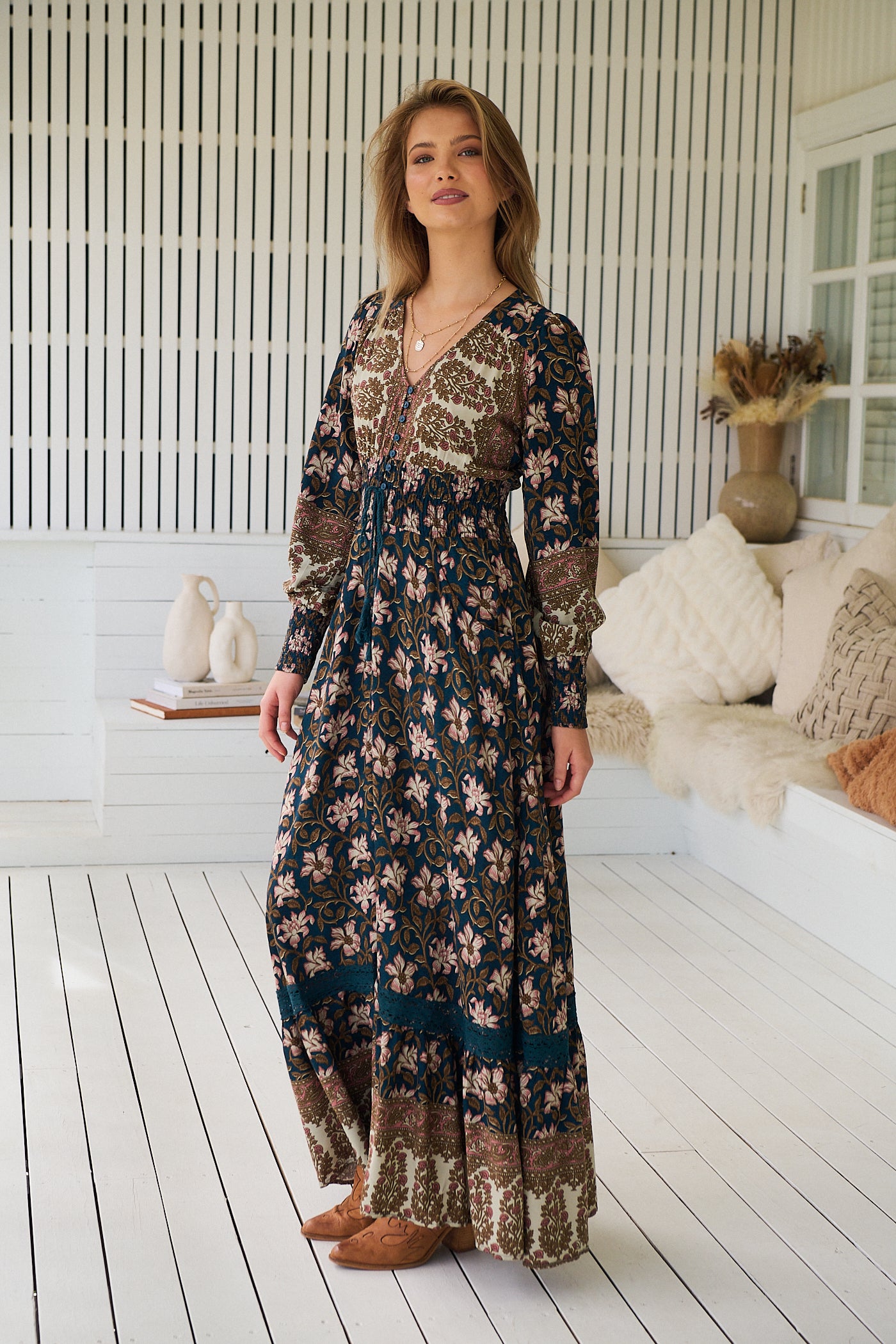 JAASE | NOMADE SABRINA MAXI DRESS | Bohemian Love Runway