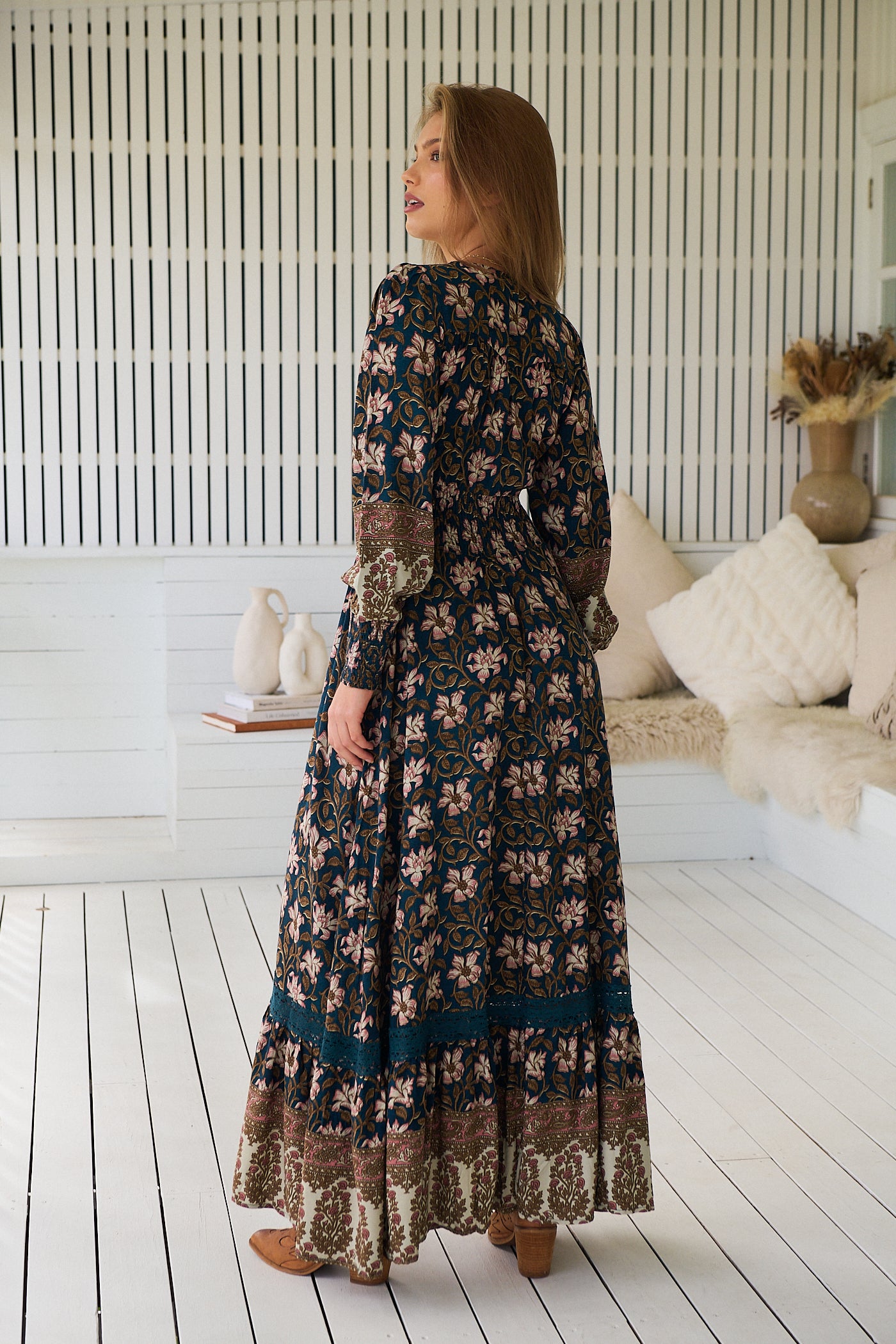 JAASE | NOMADE SABRINA MAXI DRESS | Bohemian Love Runway