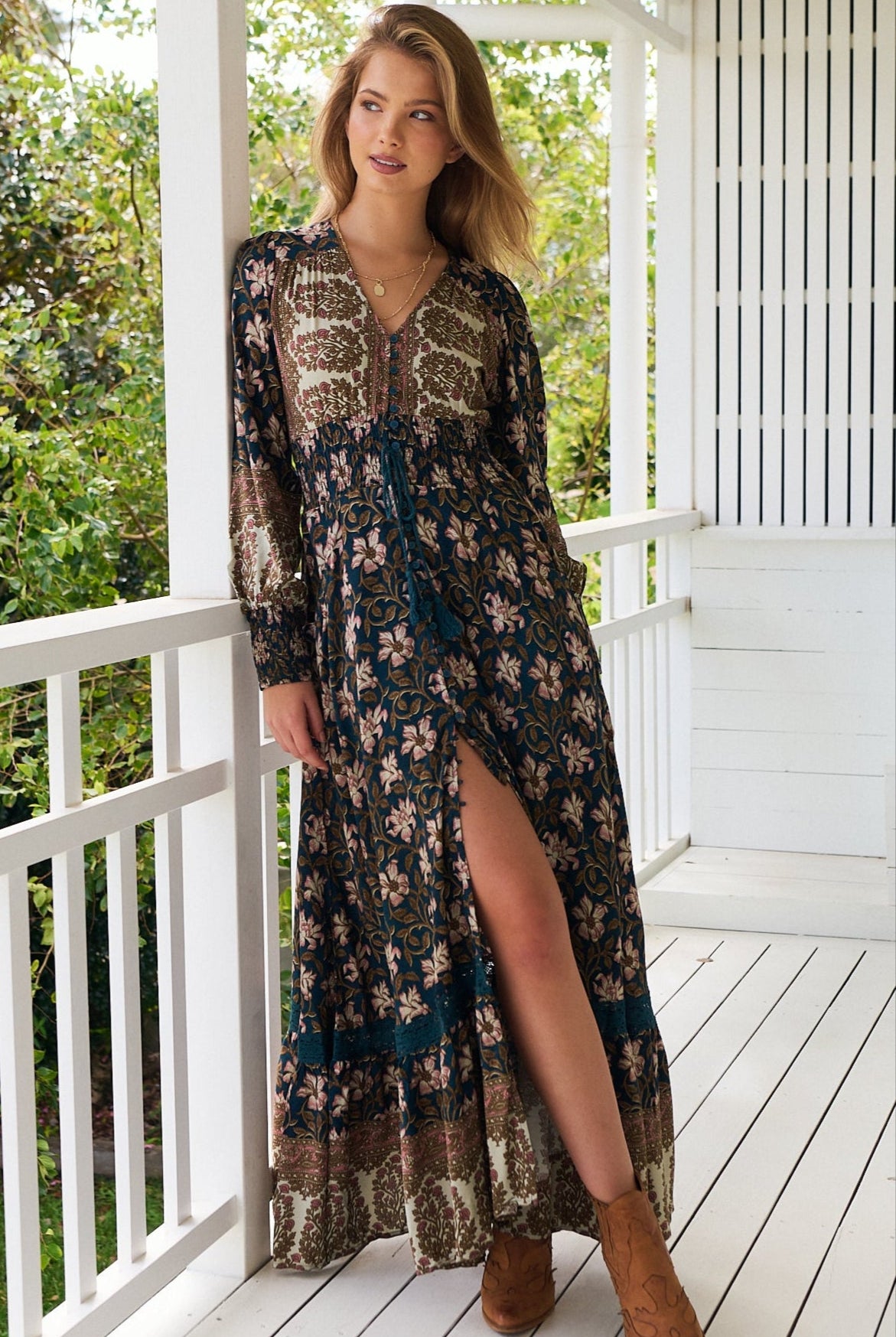 JAASE | NOMADE SABRINA MAXI DRESS | Bohemian Love Runway