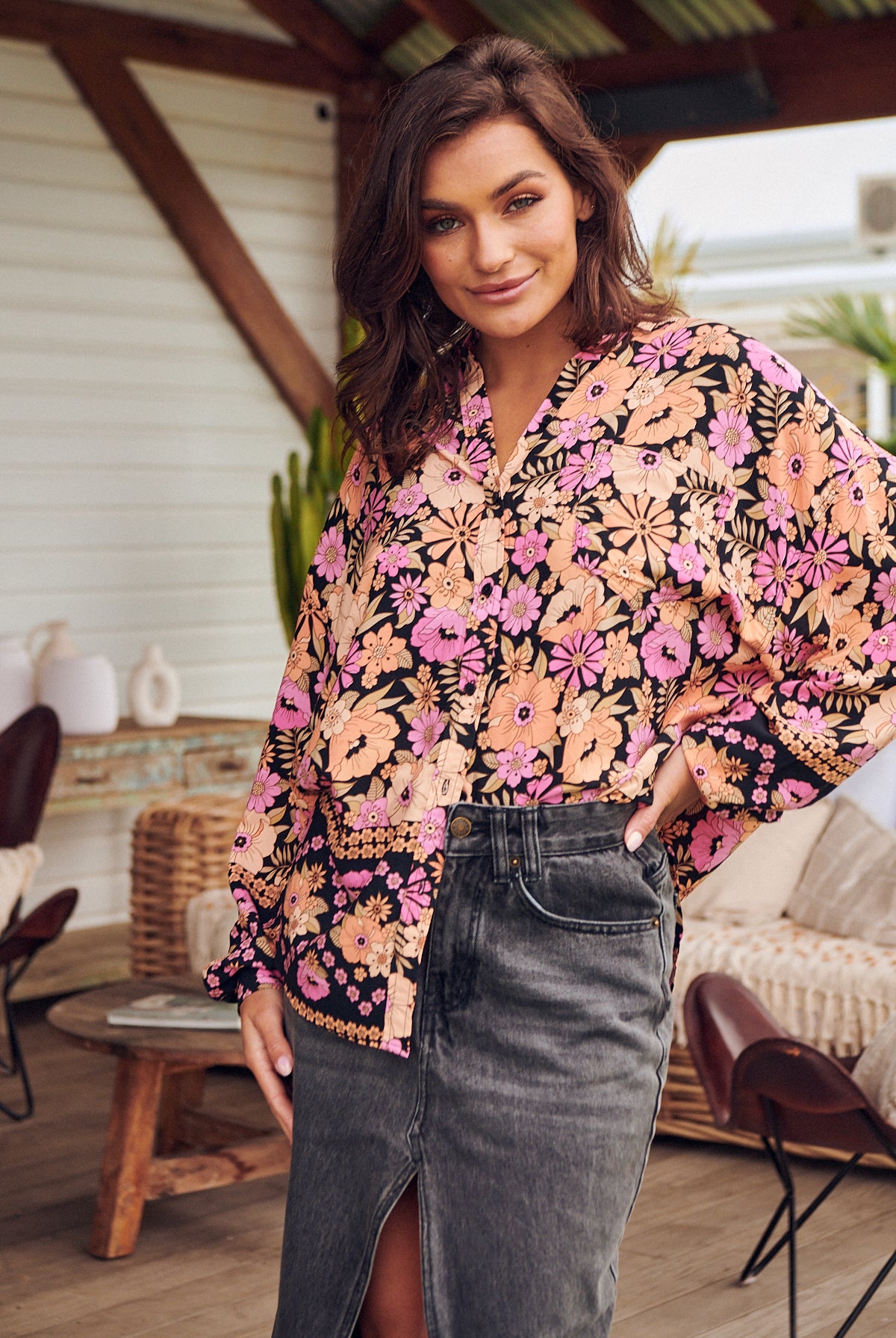 JAASE | APRICOT BLOSSOM NOVELLA SHIRT | Bohemian Love Runway