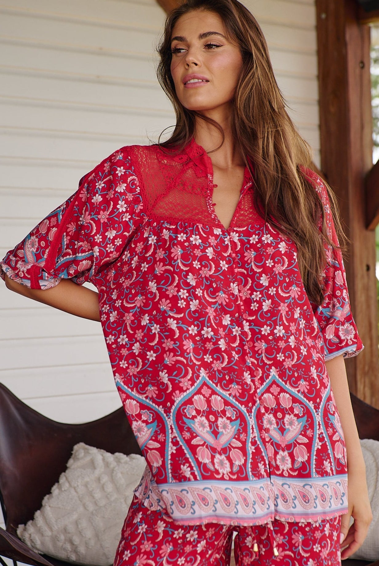 JAASE | RUBY ROUGE FLORENCE BLOUSE | Bohemian Love Runway