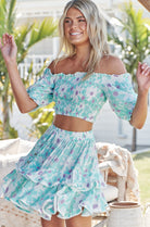 JAASE | ALABAMA SET AMANDINE CROP + MIRI MINI SKIRT | Bohemian Love Runway