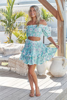 JAASE | ALABAMA SET AMANDINE CROP + MIRI MINI SKIRT | Bohemian Love Runway