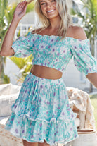 JAASE | ALABAMA SET AMANDINE CROP + MIRI MINI SKIRT | Bohemian Love Runway