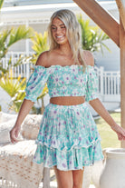 JAASE | ALABAMA SET AMANDINE CROP + MIRI MINI SKIRT | Bohemian Love Runway