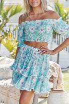 JAASE | ALABAMA SET AMANDINE CROP + MIRI MINI SKIRT | Bohemian Love Runway