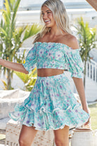 JAASE | ALABAMA SET AMANDINE CROP + MIRI MINI SKIRT | Bohemian Love Runway