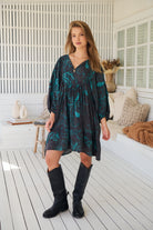 JAASE | MIDNIGHT LILLY ADELA MINI DRESS | Bohemian Love Runway